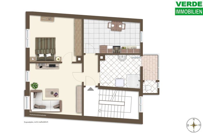 Grundriss OG 1 und 2
