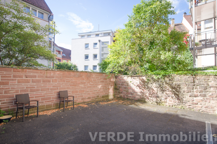 Terrasse im Innenhof