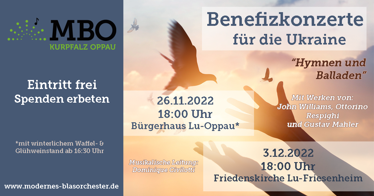 Benefizkonzerte für den Frieden im Advent