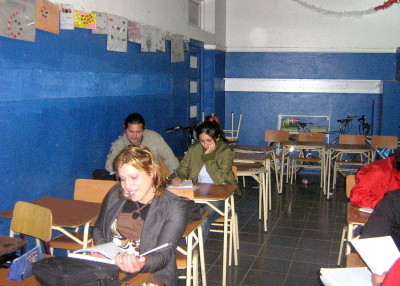 alumnos en clase