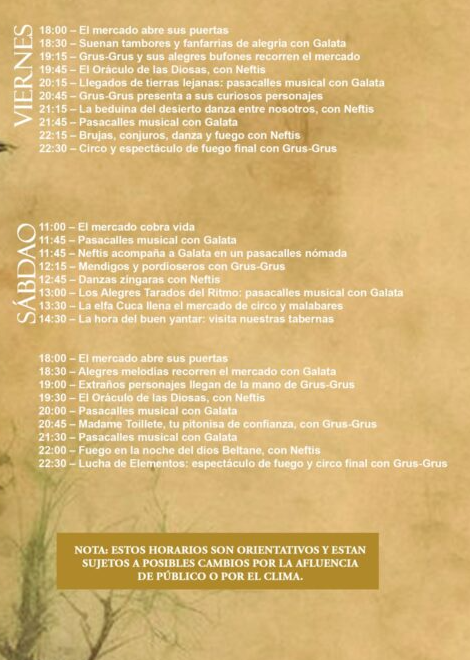 Programa del Mercado Medieval de Cuenca