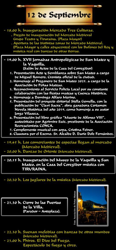 Programa del Mercado Medieval de Cuenca