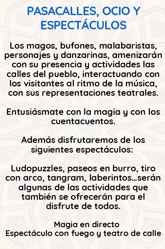 Programa de la Fiesta del Monfi en Cutar