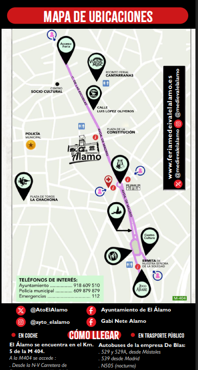 Programa de la Feria Medieval de El Alamo