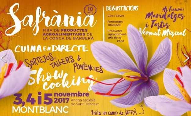 Safrània en Montblanc 2015 Programa