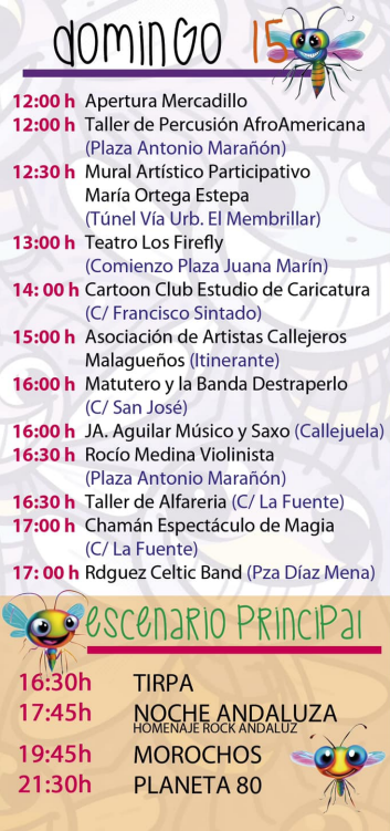 Programa de la Fiesta en el Aire de Arriate