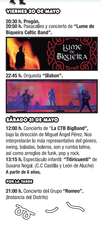 Programa de las Fiestas de Aluche