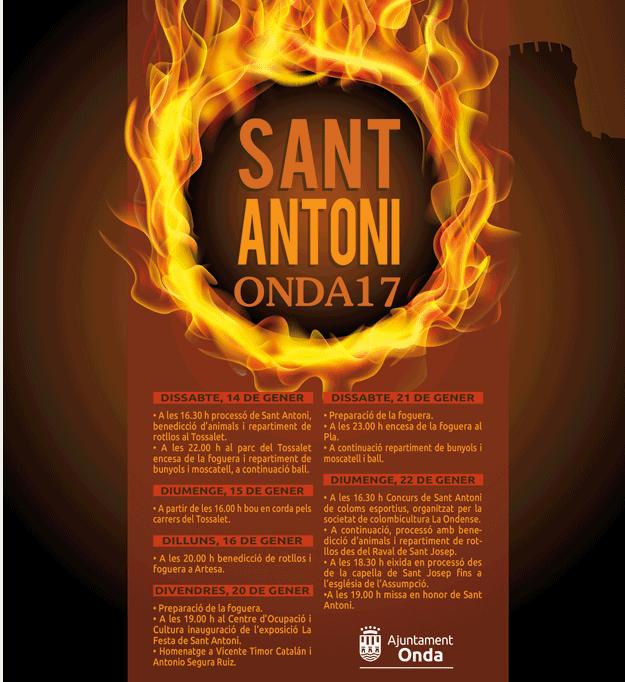 Programa de Sant Antoni en Onda