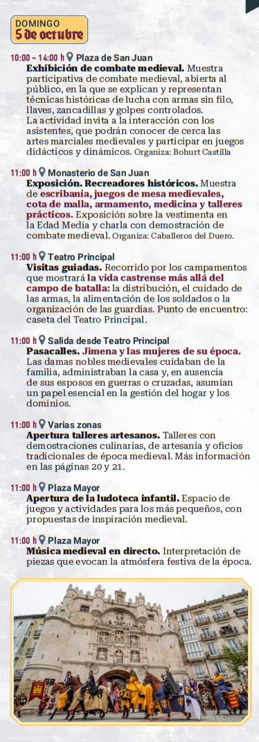 programa cuando es que dia donde horarios