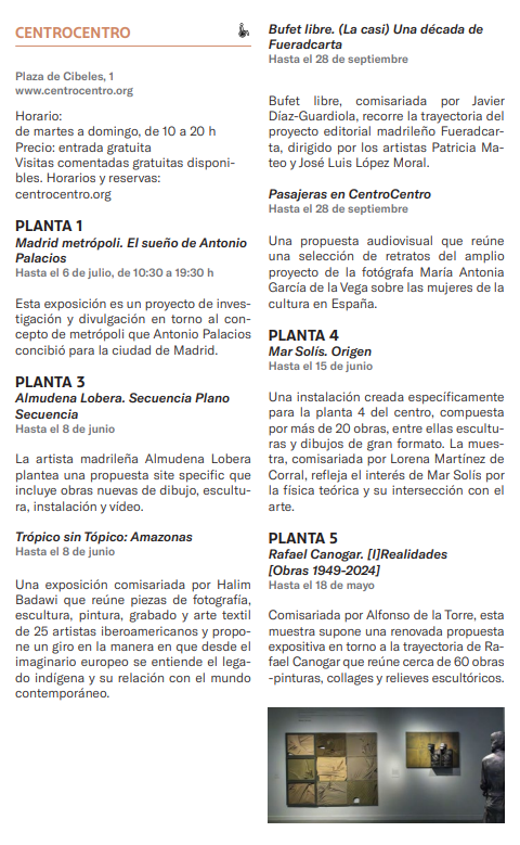 Programa de las Fiestas de San Isidro en Madrid
