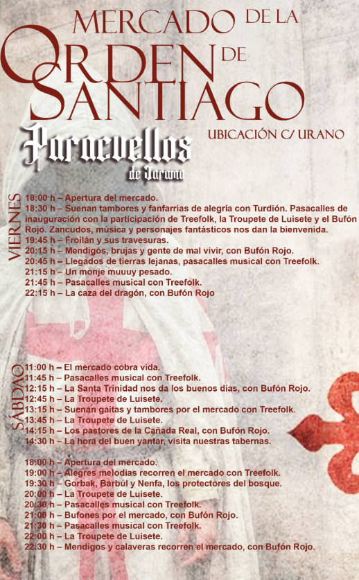 Programa del Mercado Medieval de Paracuellos de Jarama