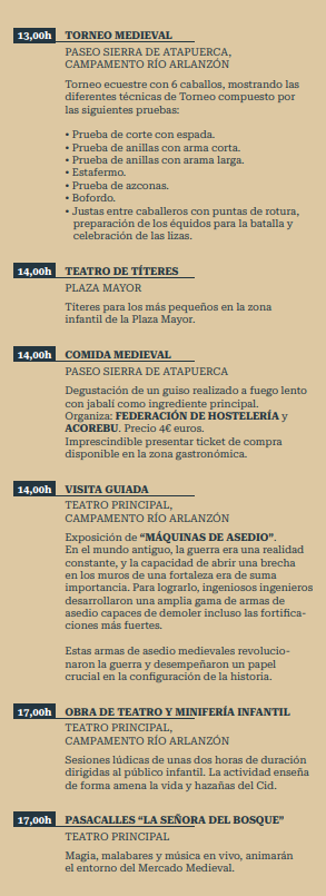 programa cuando es que dia donde horarios