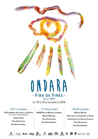 Programa de la Fira de Fires de Ondara