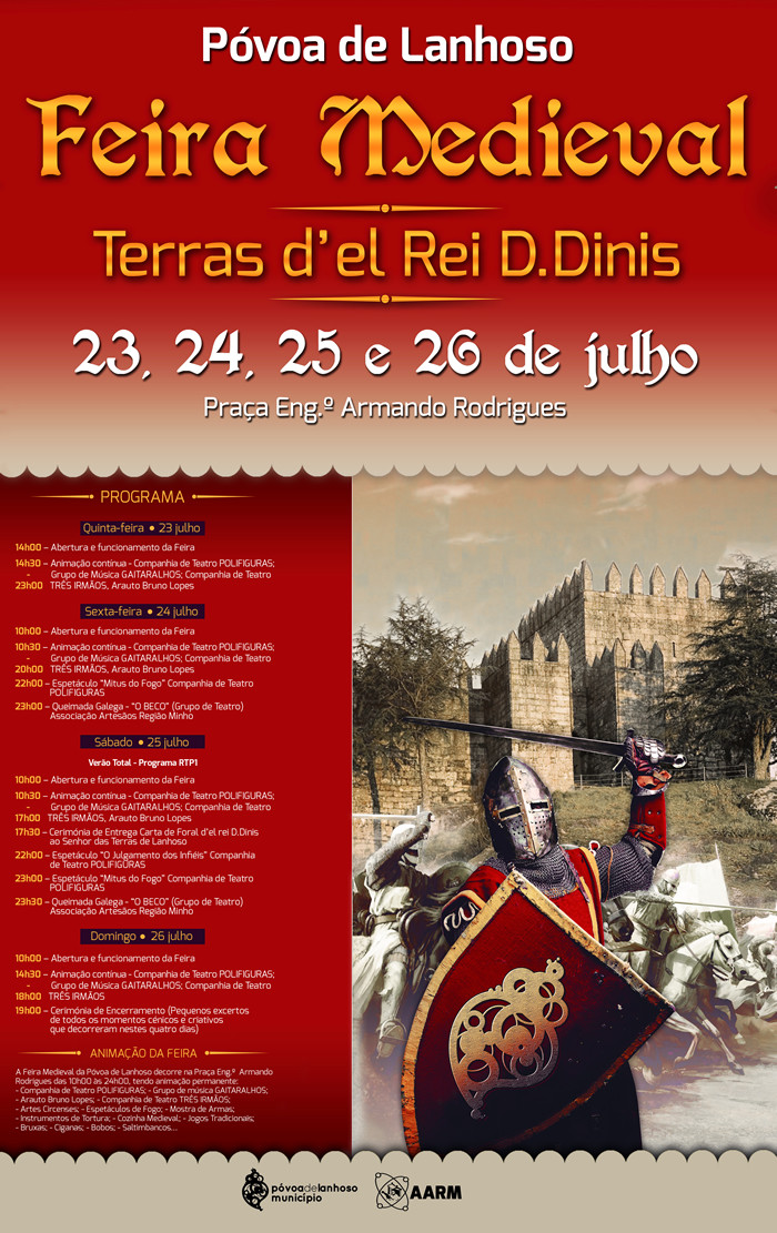 Programa Feira Medieval de Póvoa de Lanhoso