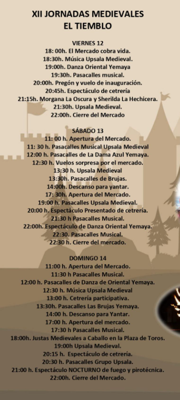 Jornadas Medievales y Los Toros de Guisando en El Tiemblo