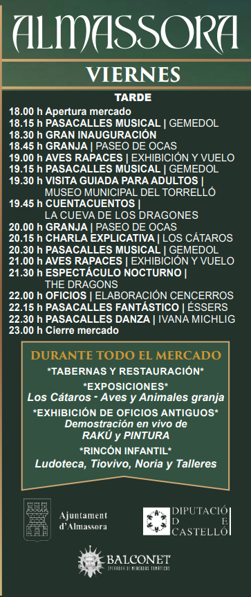 Programa del Mercado Medieval de Almassora