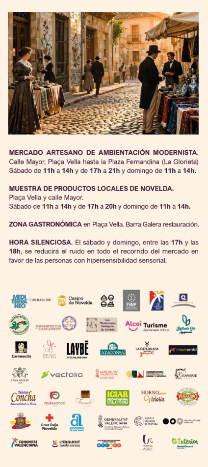 Programa de la Feria Modernista de Novelda