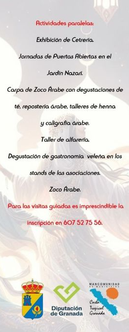 Programa de la Expo Nazari en Velez de Benaudalla
