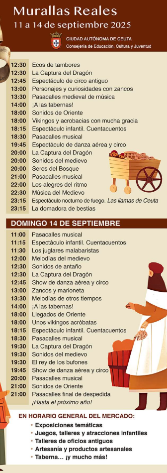 Programa del Mercado Medieval de Ceuta