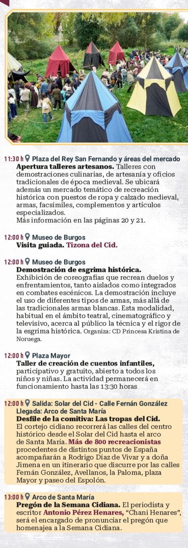 programa cuando es que dia donde horarios