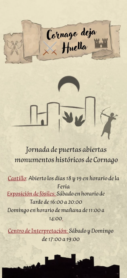 Programa de las Jornadas de Artesania Medieval en Cornago