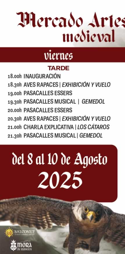 Programa del Mercado Medieval de Mora de Rubielos