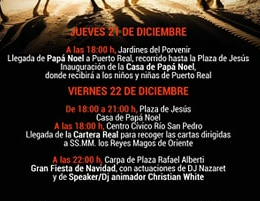 Programa de la Navidad en Puerto Real