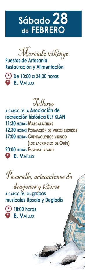 Programa del Mercado Vikingo de Villaviciosa de Odon
