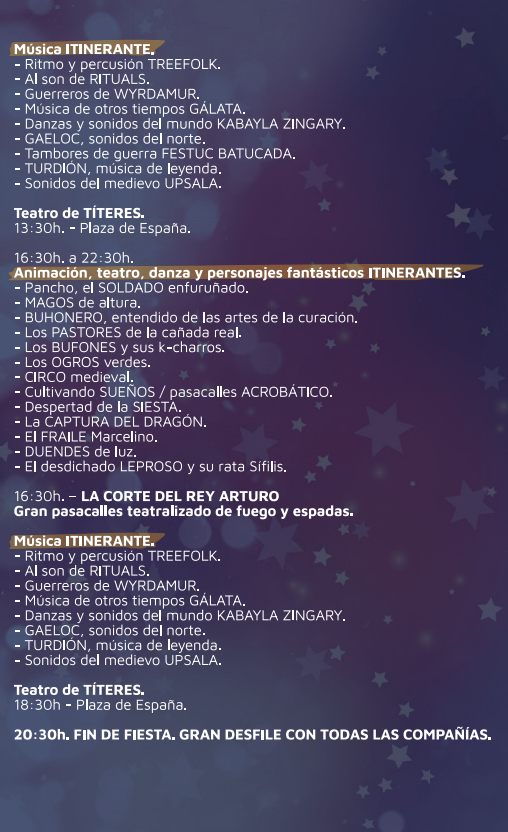 Programa del Mercado Medieval y Navideño de Gines