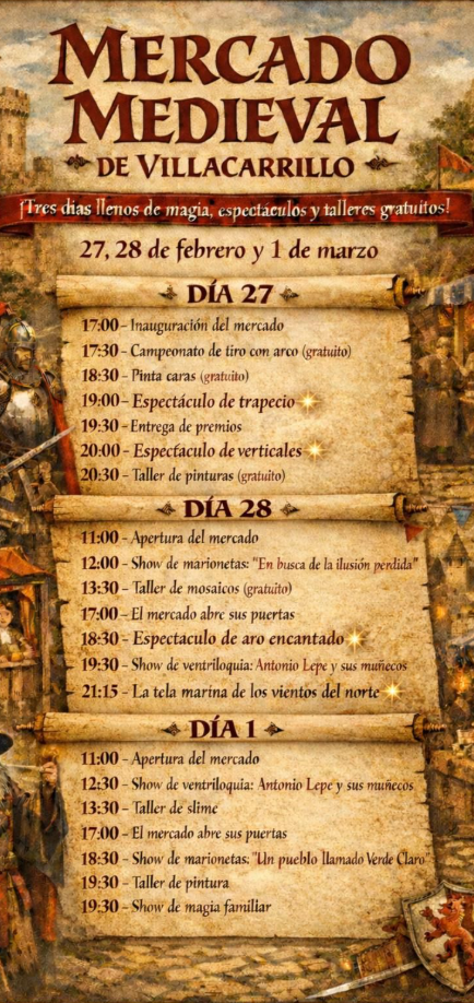 Programa del Mercado Medieval de Villacarrillo
