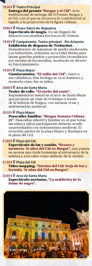 programa cuando es que dia donde horarios