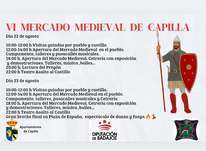 Programa del Mercado Medieval de Capilla