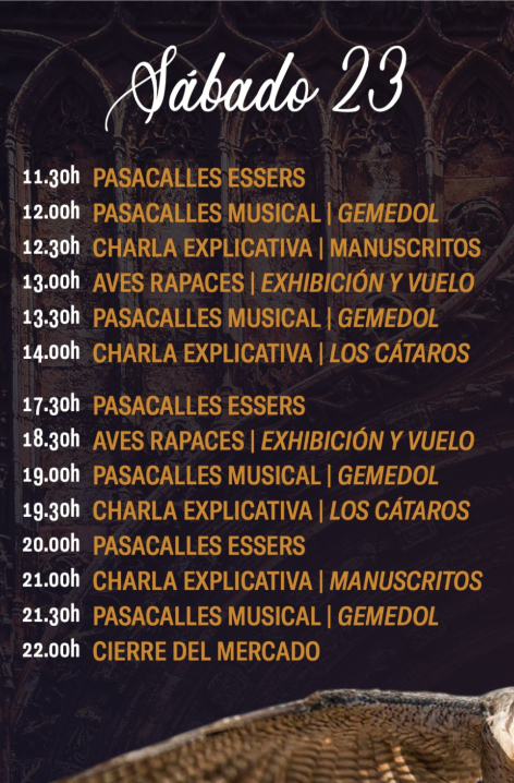 Programa del Mercado Medieval de Requena