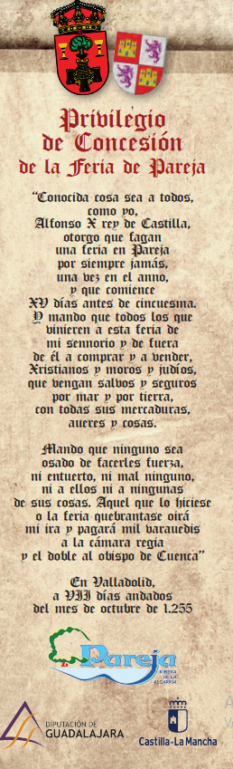 Programa de la Feria Medieval de Pareja