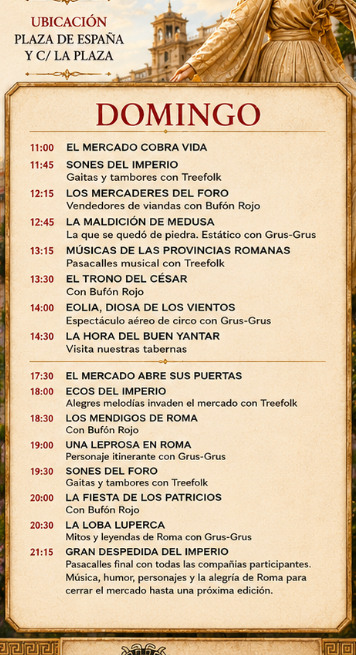 Programa del Mercado Romano de Fuenlabrada