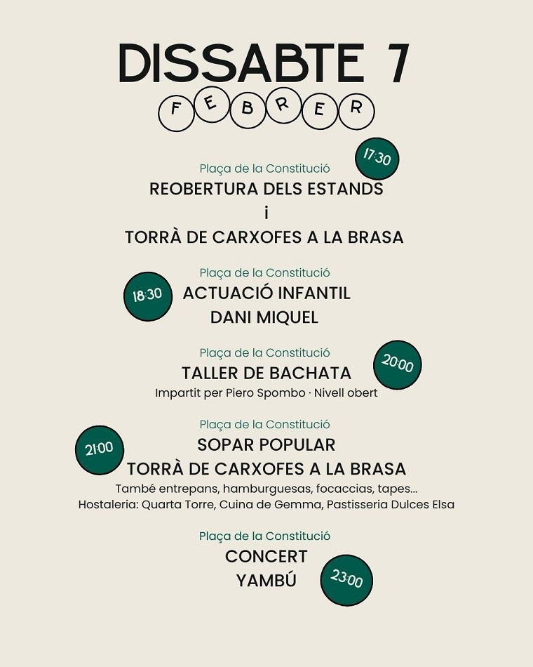 Programa de la Fiesta de la Alcachofa en Alacuas