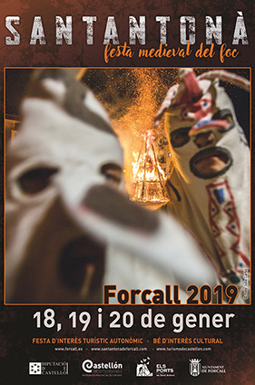 Programa de la Santantonà de Forcall Festa Medieval del Foc