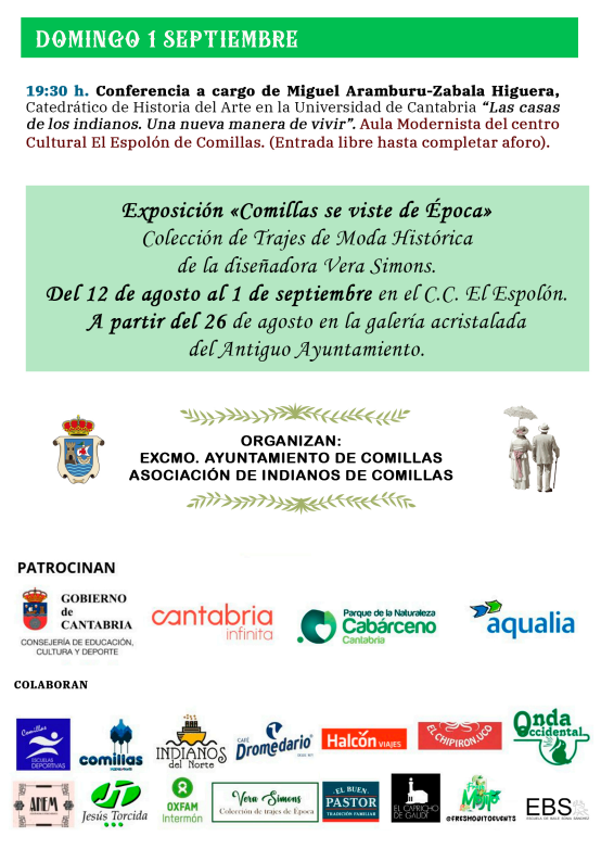Programa del Dia del Indiano en Comillas