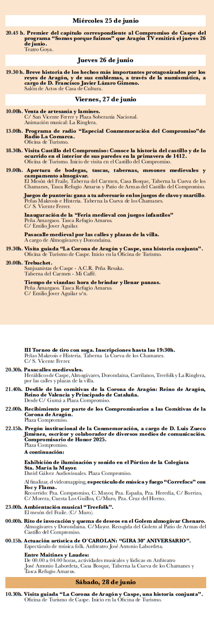 Programa del Compromiso de Caspe