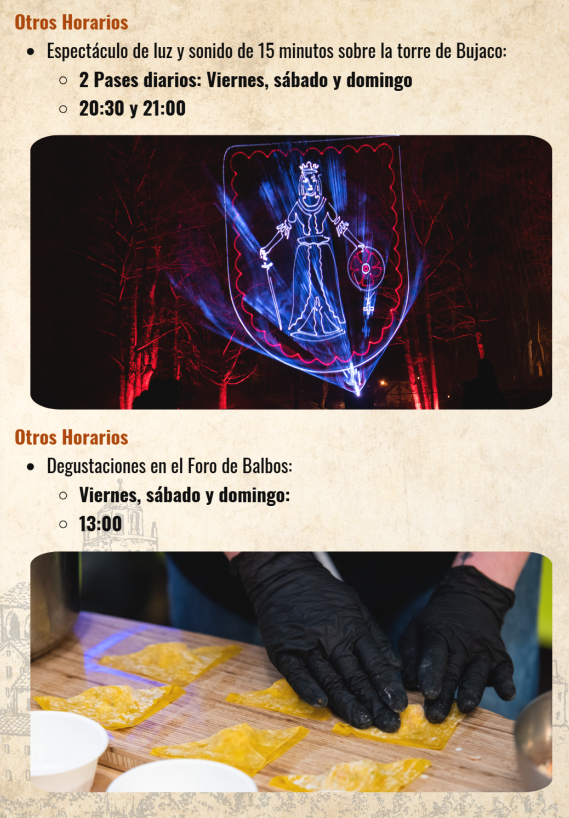 Programa del Mercado Medieval de las Tres Culturas en Caceres