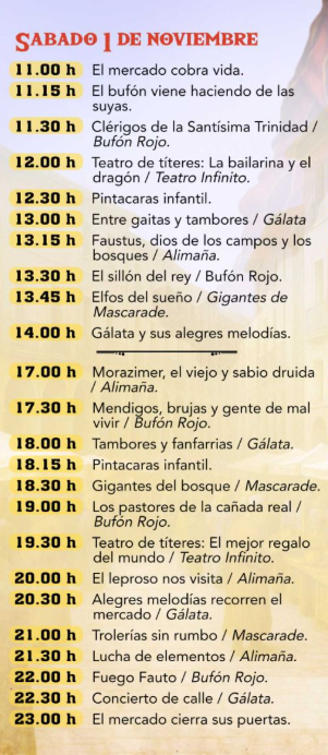 Programa del Mercado Renacentista de Huesca