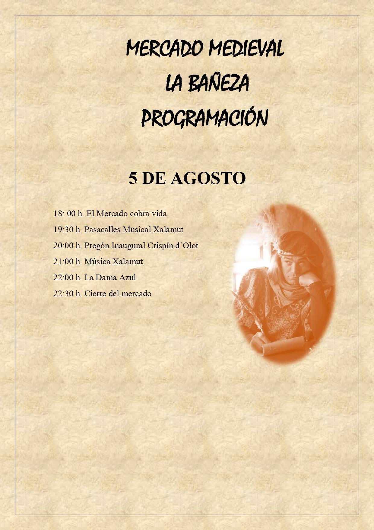 Programa del Mercado Medieval de La Bañeza