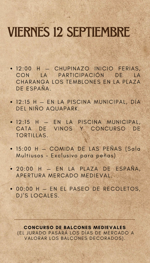 Jornadas Medievales y Los Toros de Guisando en El Tiemblo