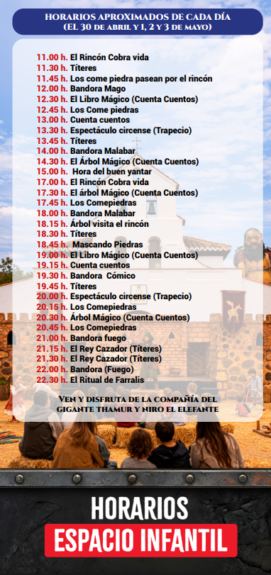Programa de la Feria Medieval de El Alamo