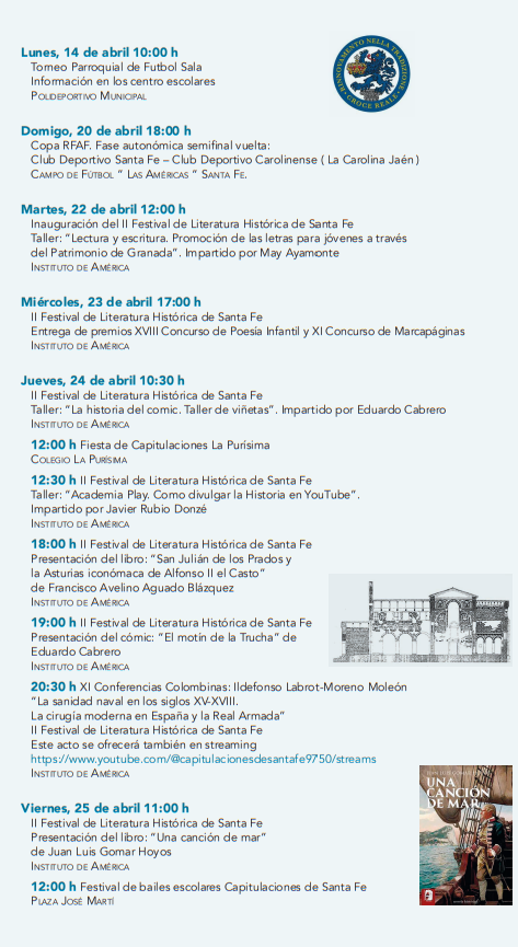Programa del Mercado Medieval y Colombino de las Capitulaciones de Santa Fe