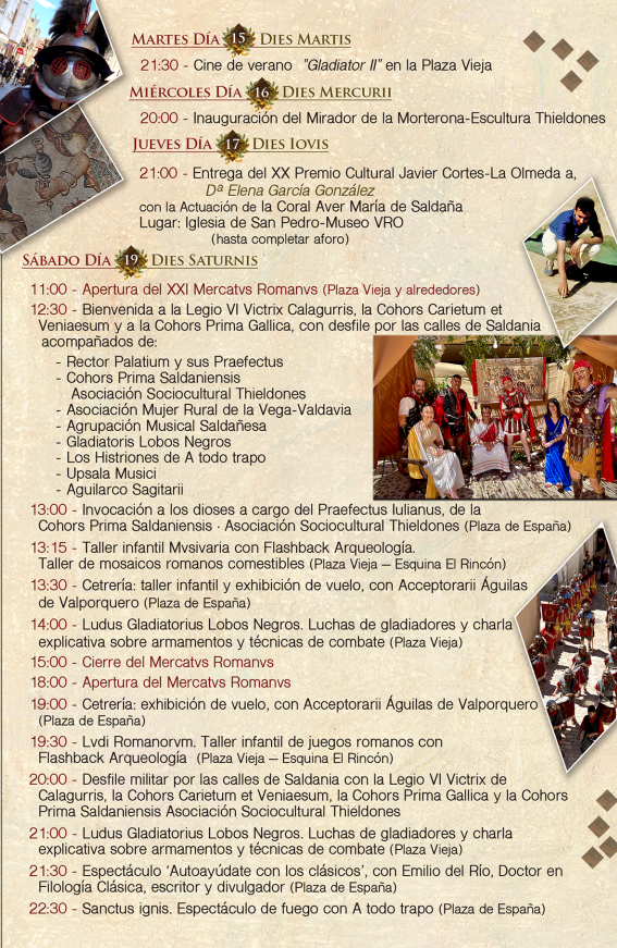 Programa del Mercado Romano de Saldaña