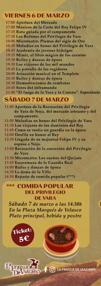 Programa del Privilegio de Vara en Noja