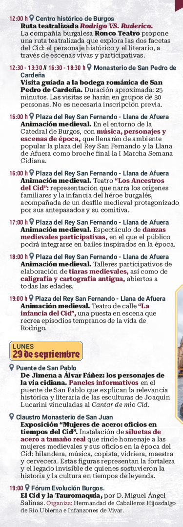 programa cuando es que dia donde horarios
