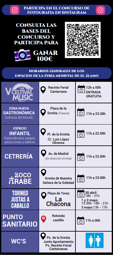 Programa de la Feria Medieval de El Alamo