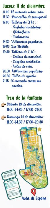 Programa del Mercado Navideño y de la Fantasía en Pinto